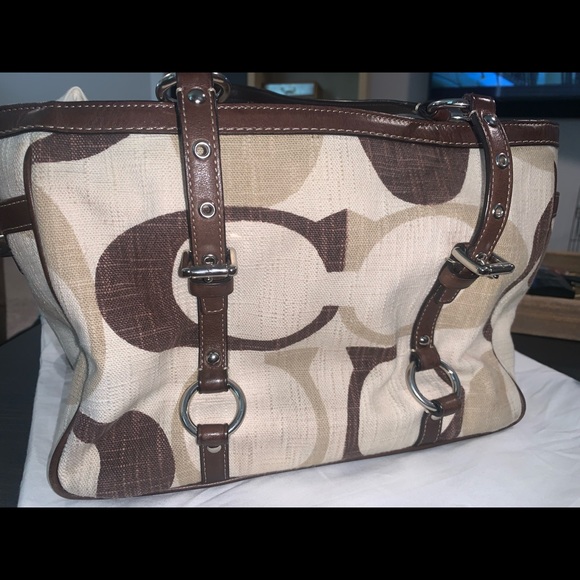 Coach Canvas Tote - Picture 4 of 7